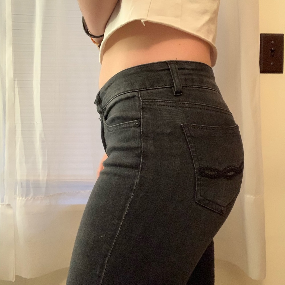 Black Ripped Skinny Jean - Picture 2 of 5